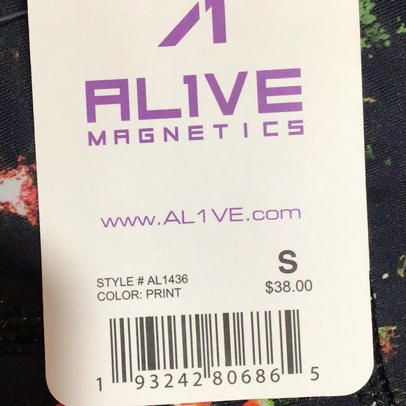 NWT Alive Magnetics Print Jogging/Workout‎ Pants, Size Small - Picture 8 of 8